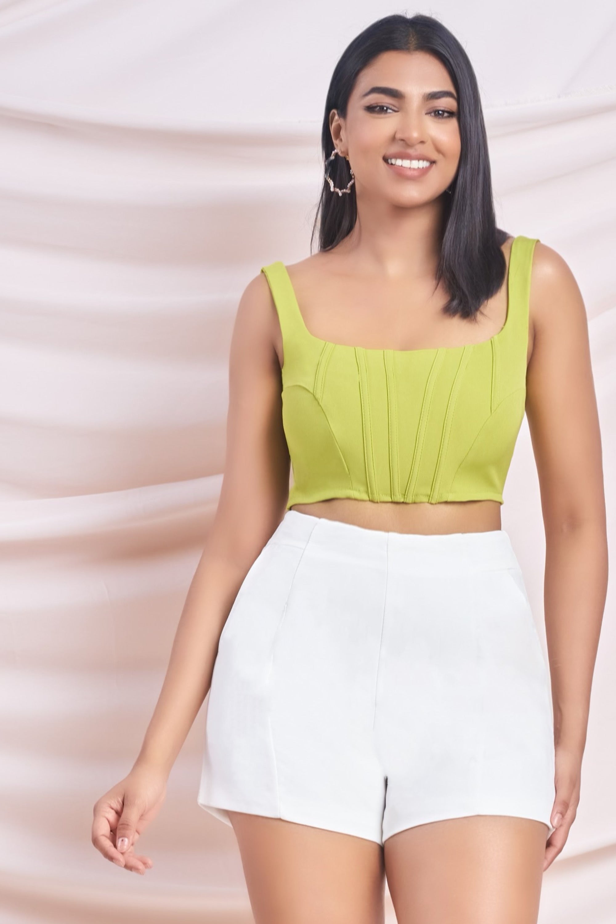 Square Neck Crop Top