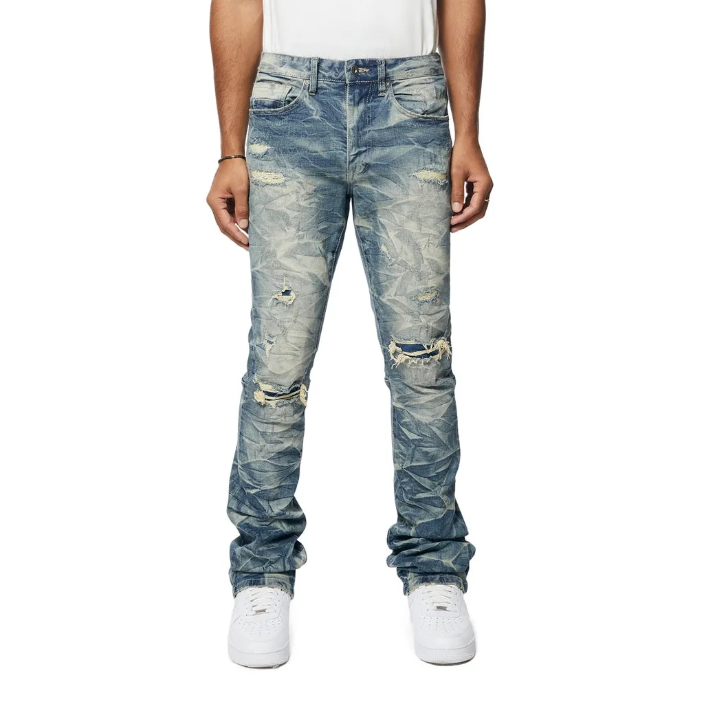 Stacked Essential Jeans - Hunter Blue