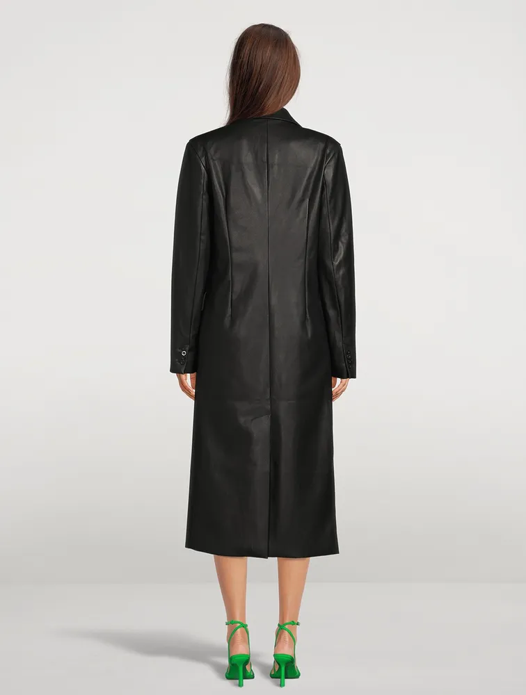 STAND STUDIO Zoie Faux Leather Coat