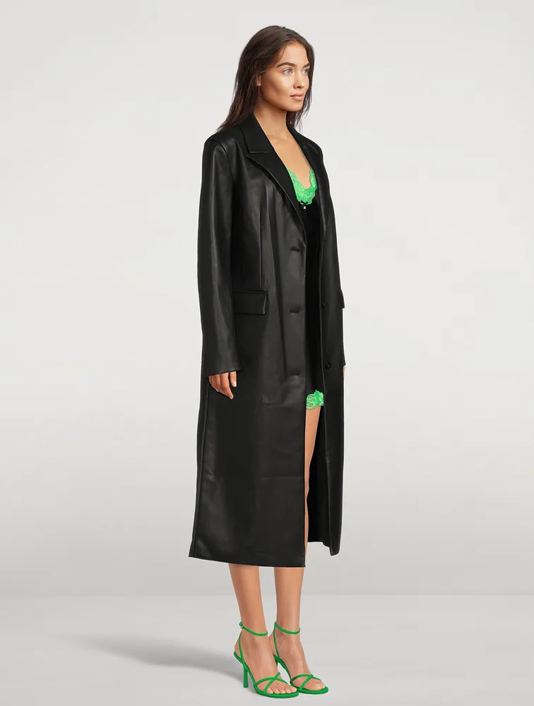 STAND STUDIO Zoie Faux Leather Coat