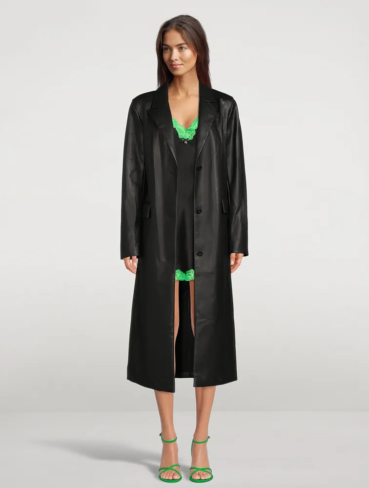 STAND STUDIO Zoie Faux Leather Coat