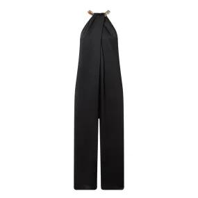 STELLA MCCARTNEY Halterneck Chain Jumpsuit - Black