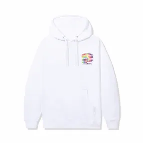 String Me Along Hoodie - White