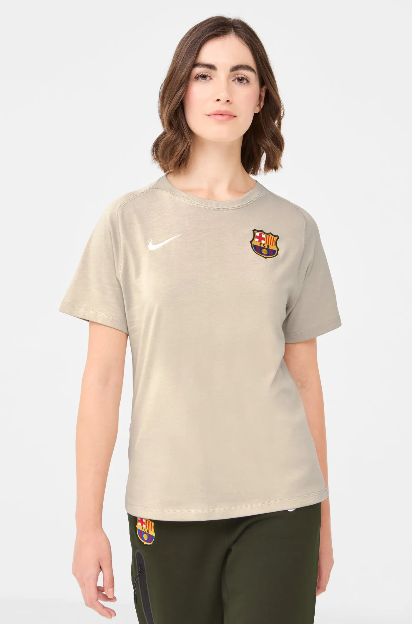 T-Shirt beige Bara Nike – Women