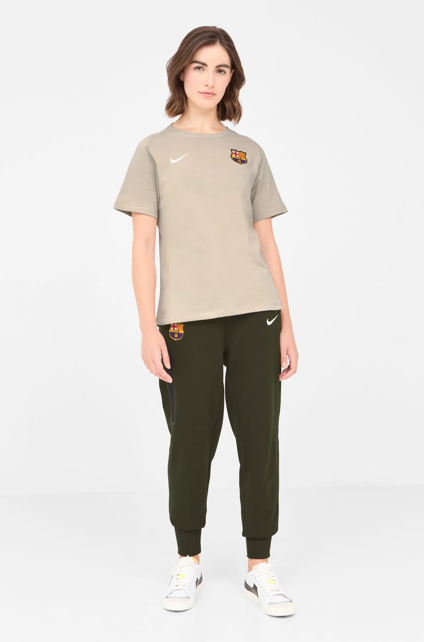 T-Shirt beige Bara Nike – Women