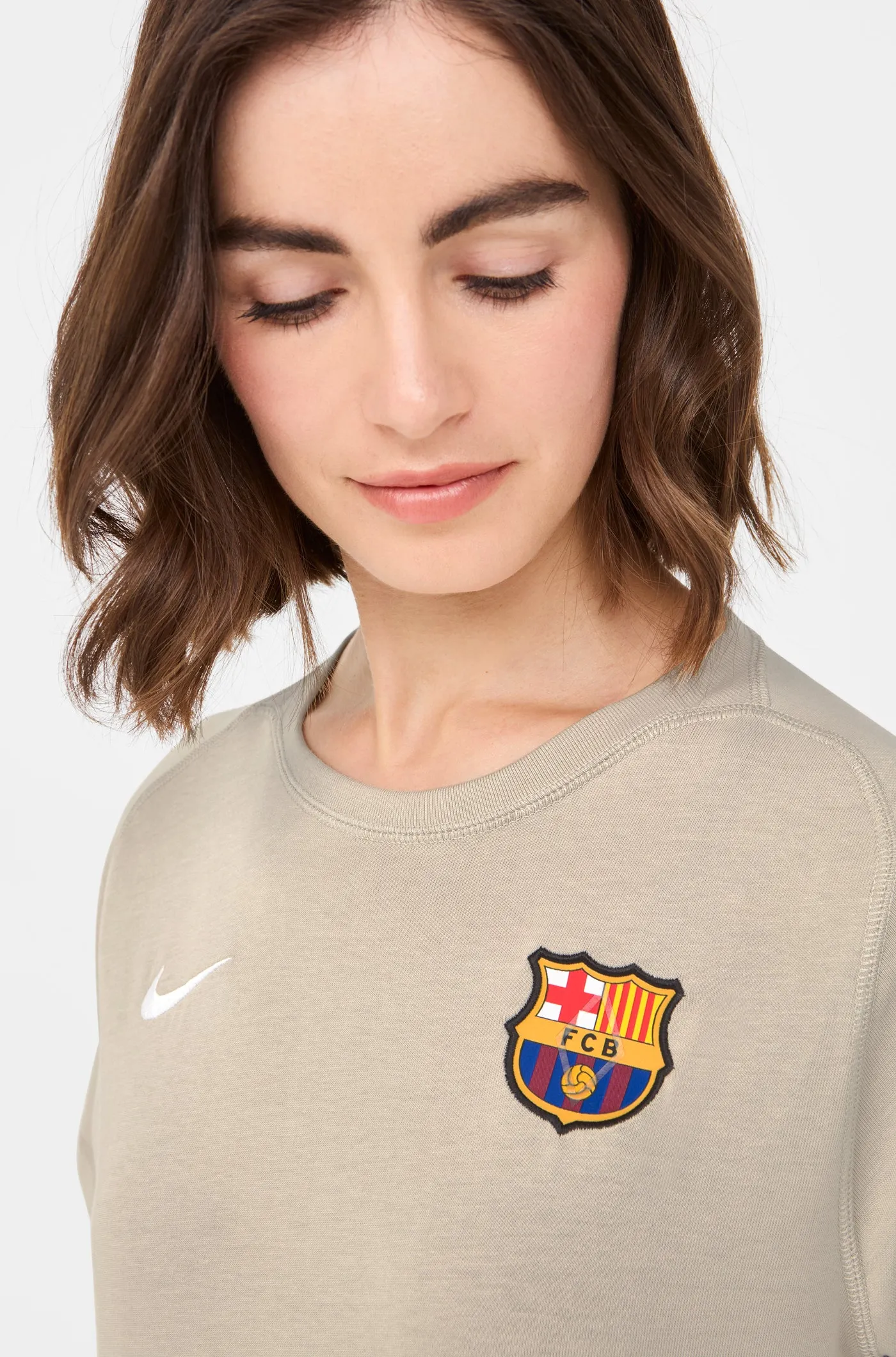 T-Shirt beige Bara Nike – Women