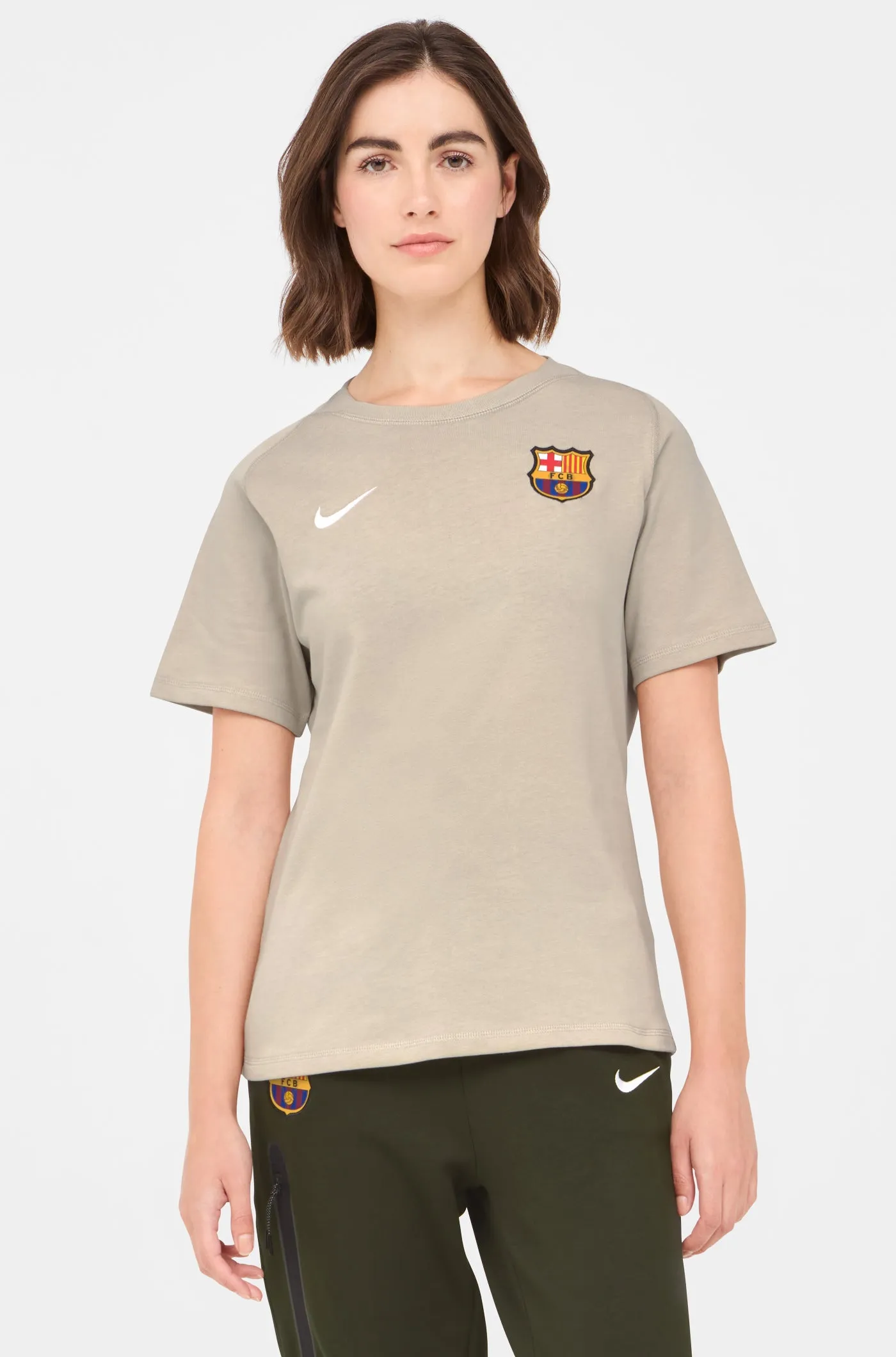 T-Shirt beige Bara Nike – Women