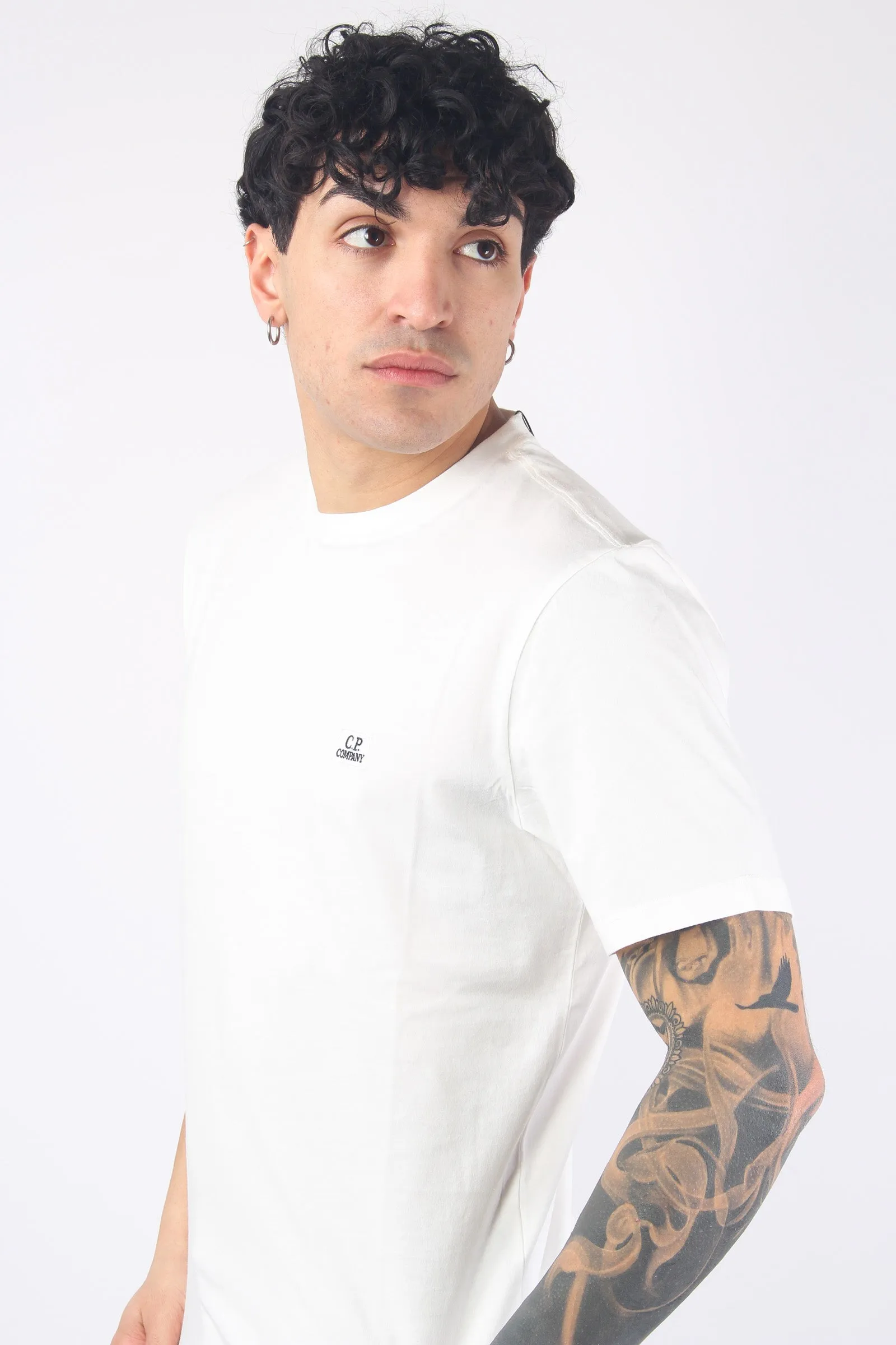 T-shirt Jersey Logo Gauze White