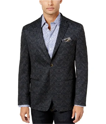 Tallia Mens Slim-Fit Pattern Two Button Blazer Jacket