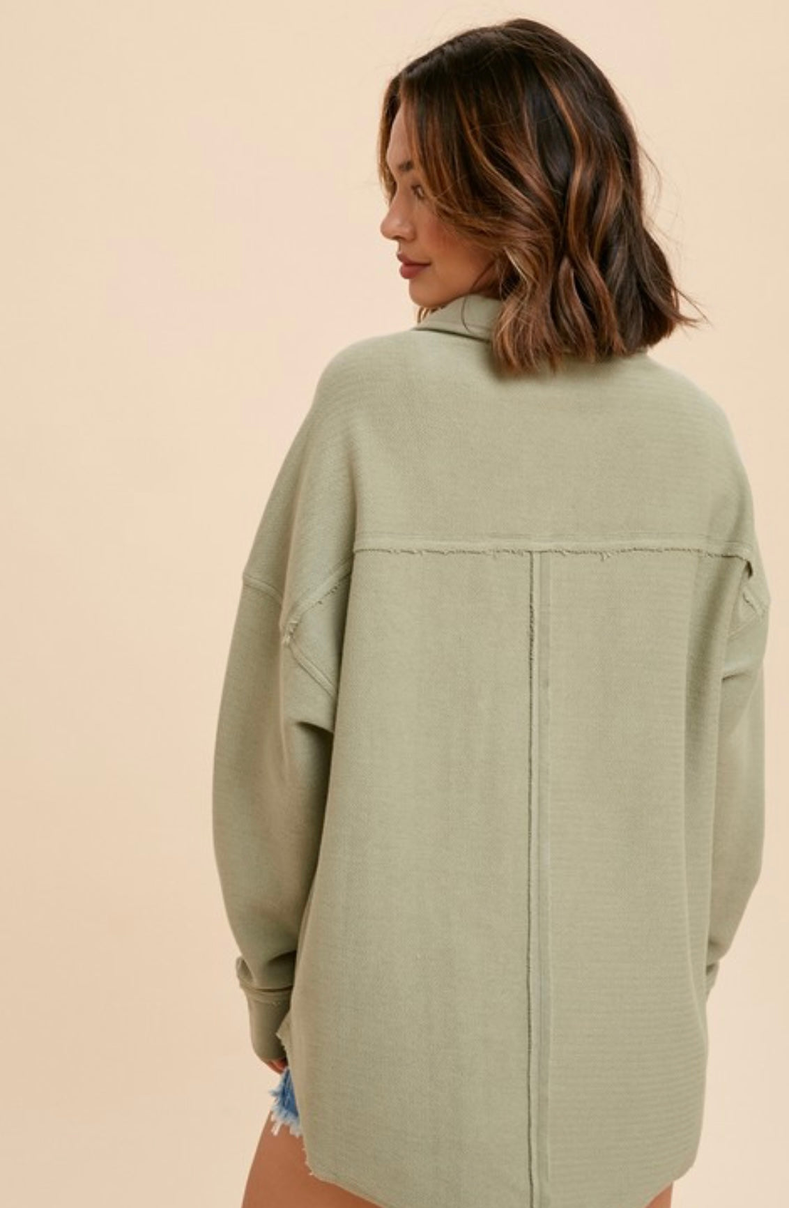 The Beck Button Front Sweatshirt