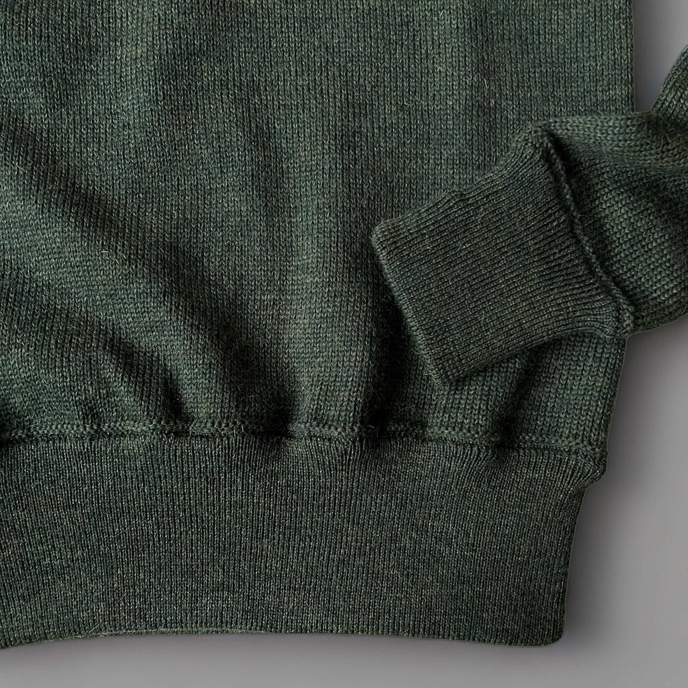 THE BRIG BUTTON FRONT - HEATHER GREEN