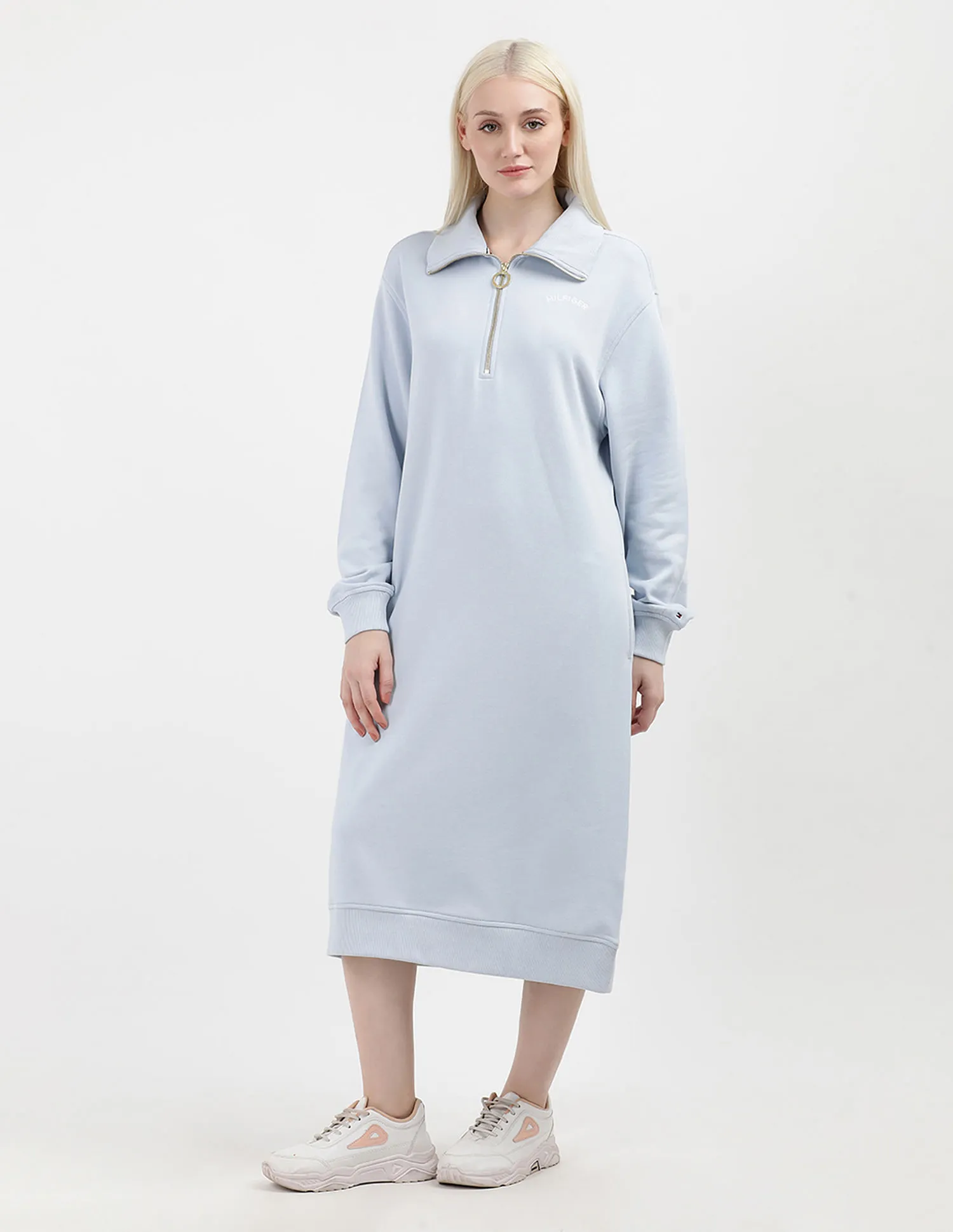 Tommy Hilfiger Long Sleeve Sweatshirt Dress