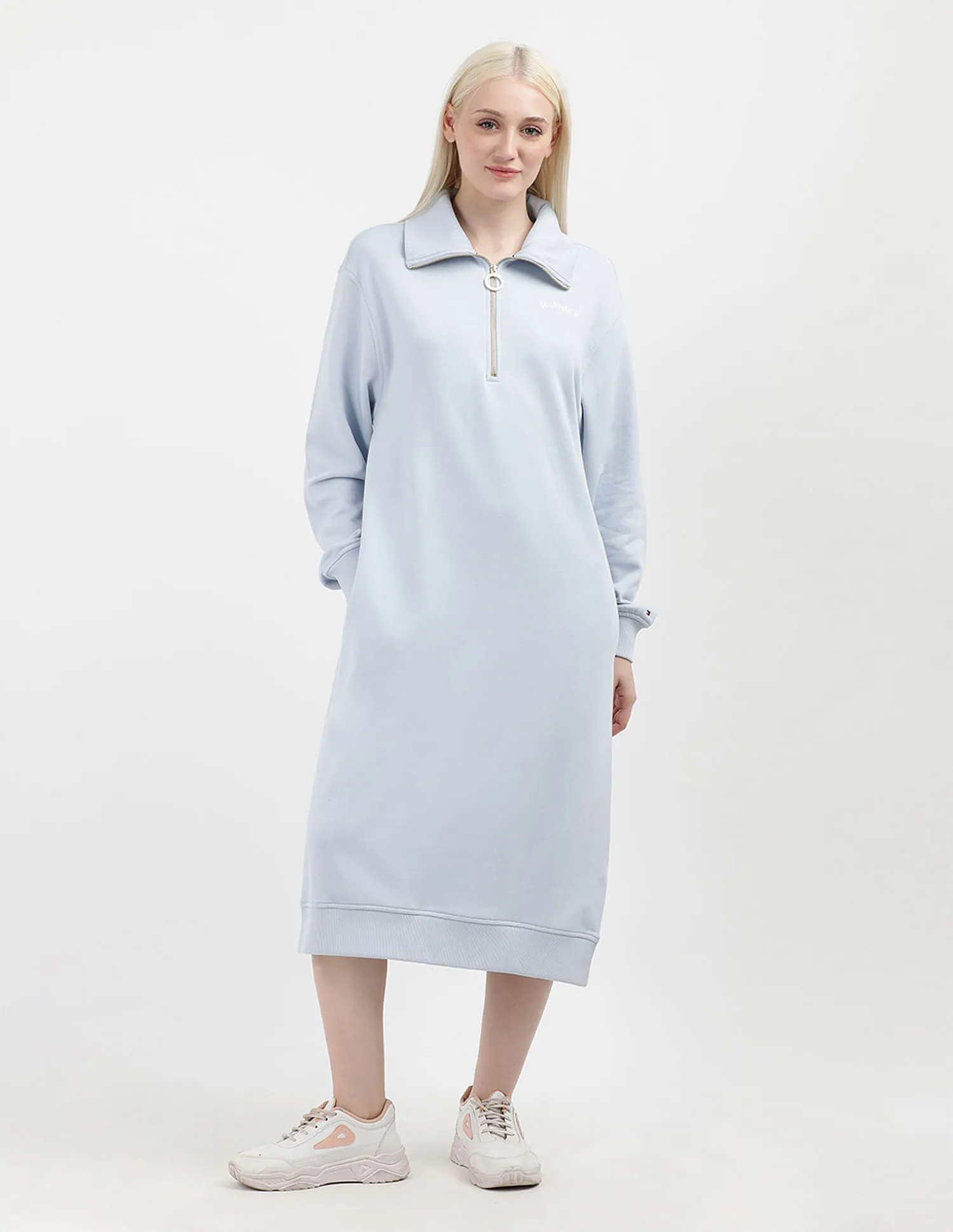 Tommy Hilfiger Long Sleeve Sweatshirt Dress