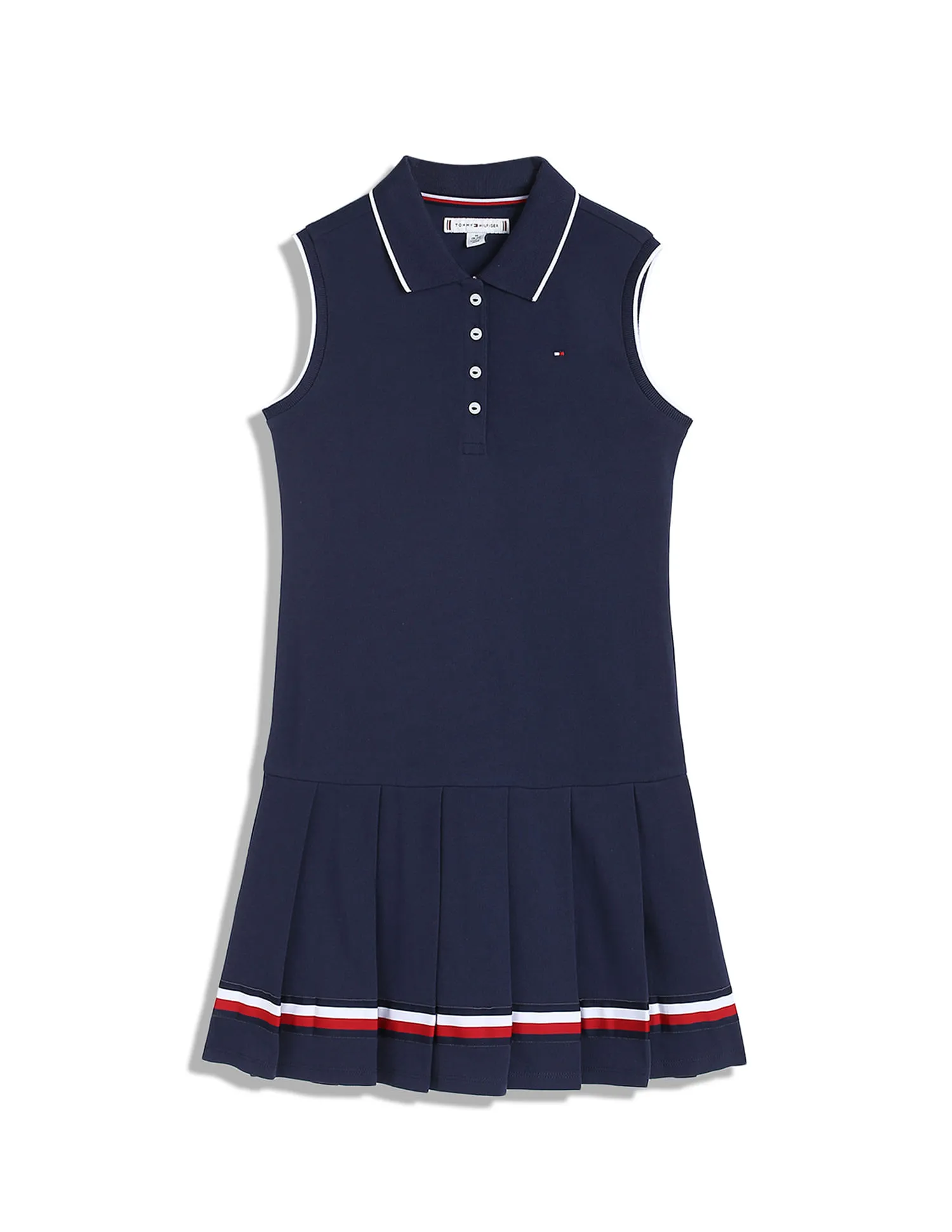 Tommy Hilfiger Solid Regular Fit Cathrine Fig Dress