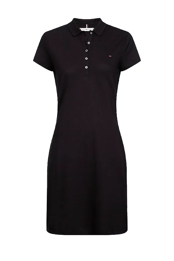 Tommy Hilfiger Women Polo Dress Black