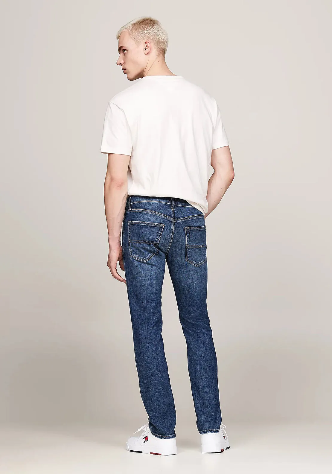 Tommy Jeans Scanton Faded Slim Jeans, Denim Dark