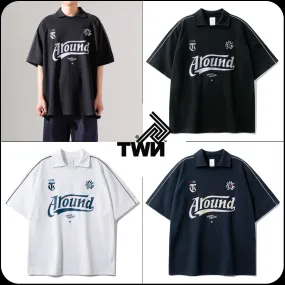 TWN  |[TWN]★AROUND COLLAR SHORT SLEEVE