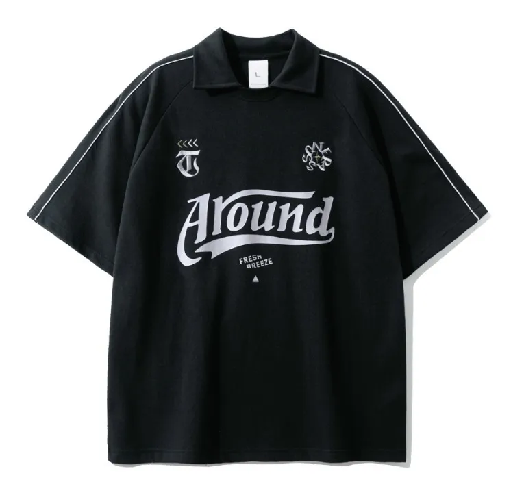 TWN  |[TWN]★AROUND COLLAR SHORT SLEEVE