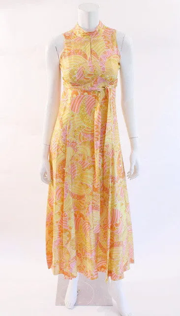 Vintage 70's Summer Maxi Dress