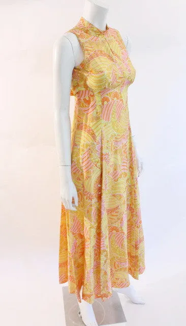 Vintage 70's Summer Maxi Dress