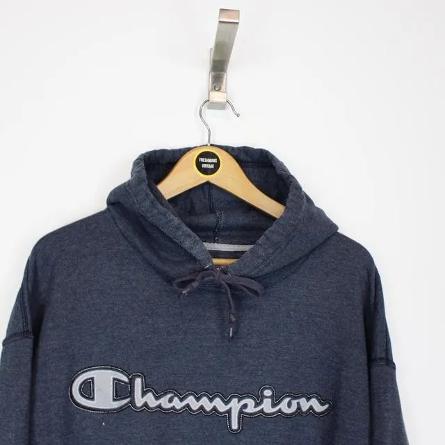 Vintage Champion Spellout Hoodie XXL