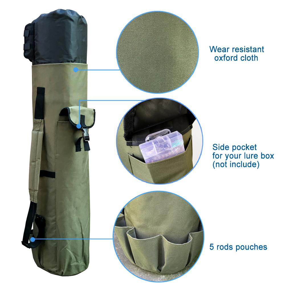 Waterproof Fishing Rod & Tackle Storage Bag