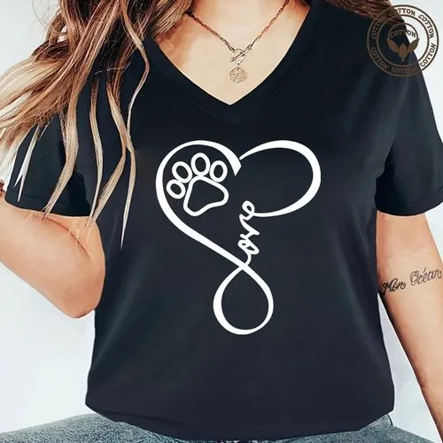 Women's T-shirt Short Sleeve T-Shirts Printing Simple Style Heart Shape