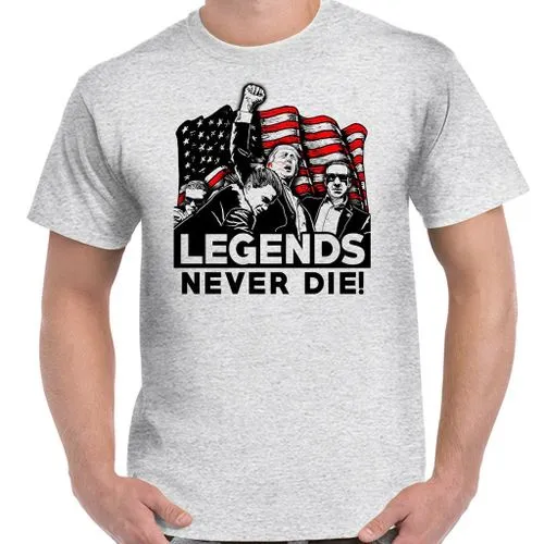 Women's T-shirt Short Sleeve T-Shirts Printing Streetwear Donald Trump Human American Flag