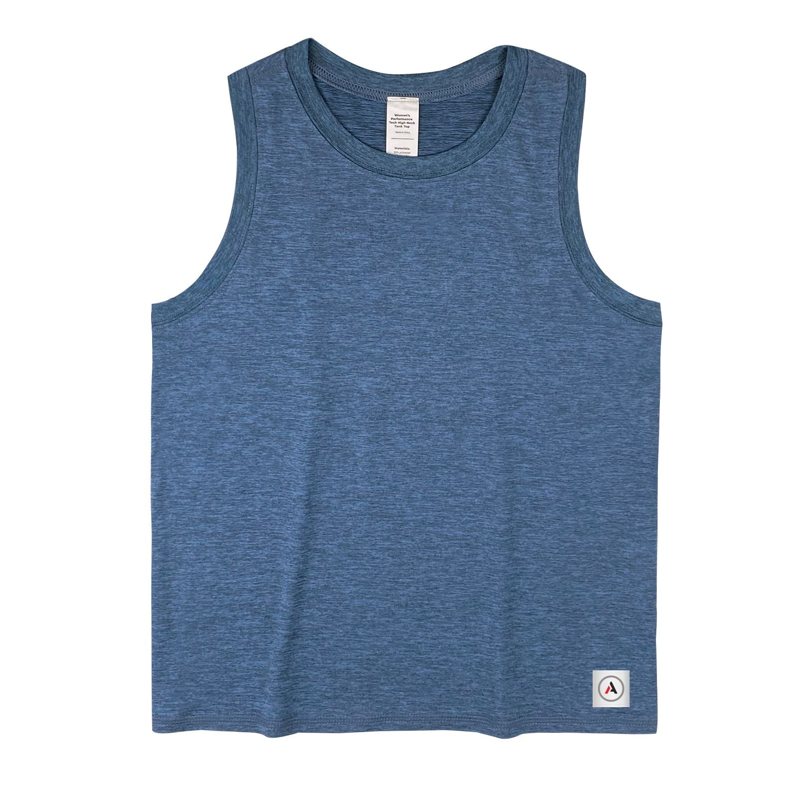 Women's High Neck Crop Tank