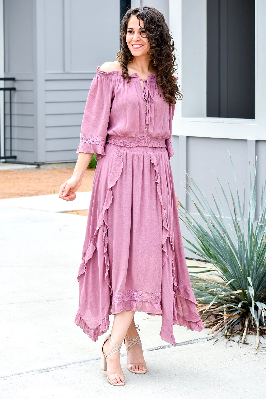 Your Love Mauve Maxi Skirt