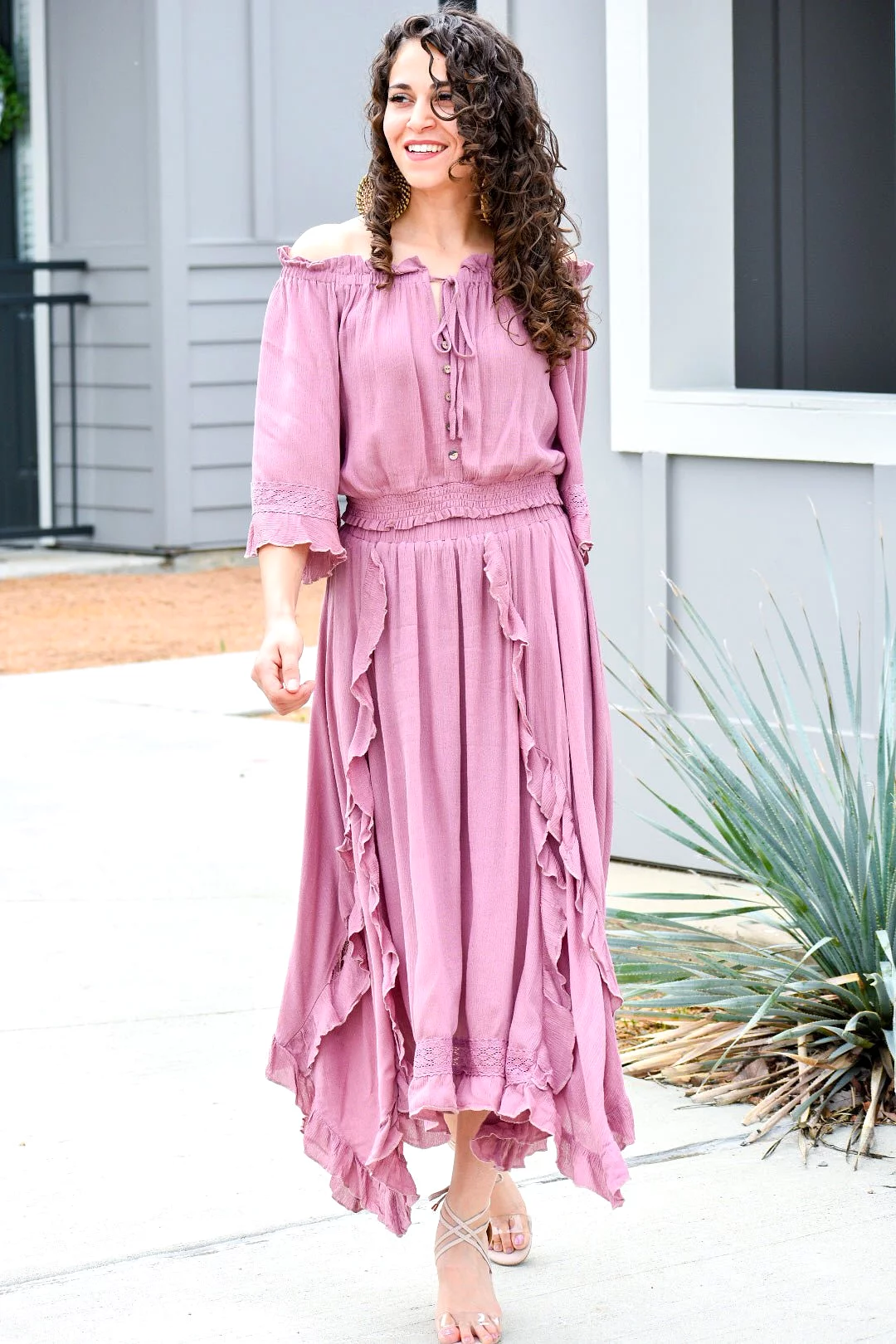 Your Love Mauve Maxi Skirt